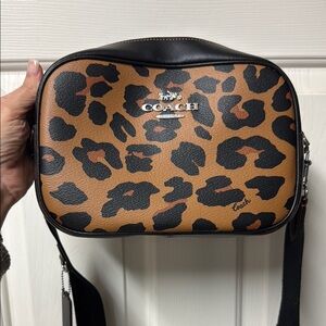 Coach Leopard Print Crossbody Bag